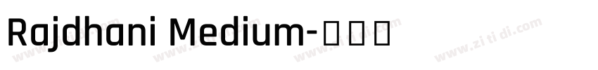 Rajdhani Medium字体转换